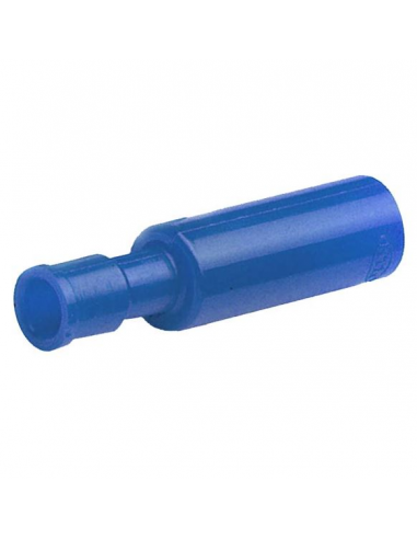 Capicorda cilindrico isolato ad innesto femmina blu 1,5-2,5 mm2  CEMBRE BF-BF5 confezione 100 pz