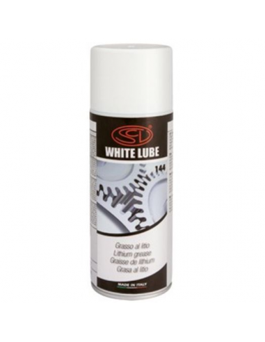 WHITE LUBE grasso bianco spray ai saponi di litio titanio ossido di zinco 400 ml