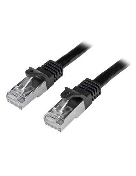 Cavo Ethernet RJ45 piatto patch cord Cat7 U/FTP lunghezza 1,5 metri nero