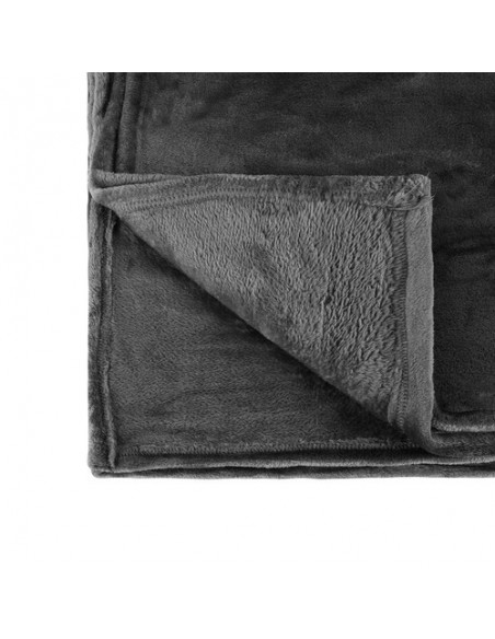Coperta con maniche singola e tasca centrale colore grigio Ruhhy