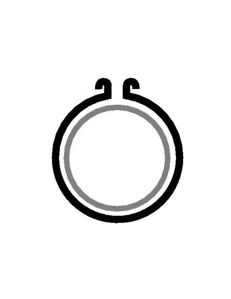 Pinza per anelli elastici esterni 10-25 mm