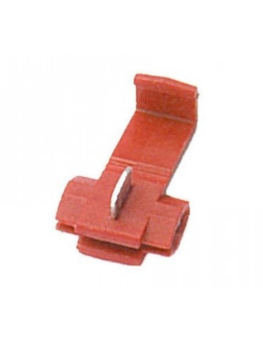 Morsetto rapido per derivazioni 0,25 - 1,5 mm2 rosso