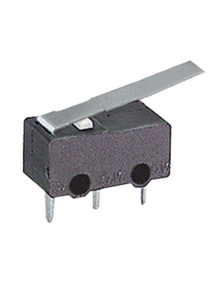 Microdeviatore 1A-125V fine corsa con leva lunga per circuiti stampati