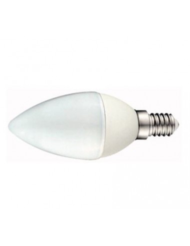 Lampada a led 5,5W bianco caldo E14 a candela diametro 37 mm